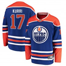 Youth Fanatics Branded Edmonton Oilers Jari Kurri Royal Alternate Jersey - Breakaway