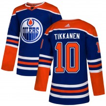 Men's Adidas Edmonton Oilers Esa Tikkanen Royal Alternate Jersey - Authentic