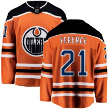 Men's Fanatics Branded Edmonton Oilers Andrew Ference Orange Home Jersey - Breakaway