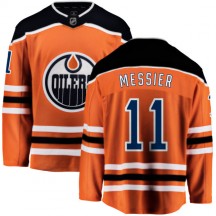 Men's Fanatics Branded Edmonton Oilers Mark Messier Orange Home Jersey - Breakaway