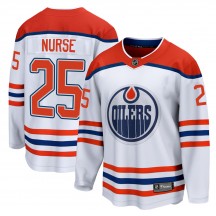 Youth Fanatics Branded Edmonton Oilers Darnell Nurse White 2020/21 Special Edition Jersey - Breakaway