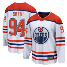 Youth Fanatics Branded Edmonton Oilers Ryan Smyth White 2020/21 Special Edition Jersey - Breakaway