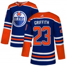 Youth Adidas Edmonton Oilers Seth Griffith Royal Alternate Jersey - Authentic