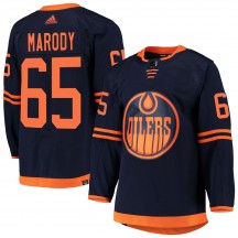 Youth Adidas Edmonton Oilers Cooper Marody Navy Alternate Primegreen Pro Jersey - Authentic