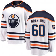 Youth Fanatics Branded Edmonton Oilers Markus Granlund White Away Jersey - Breakaway