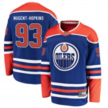 Men's Fanatics Branded Edmonton Oilers Ryan Nugent-Hopkins Royal Alternate Jersey - Breakaway