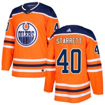Youth Adidas Edmonton Oilers Shane Starrett Orange r Home Jersey - Authentic