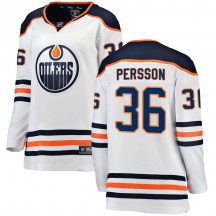 Women's Fanatics Branded Edmonton Oilers Joel Persson White Away Jersey - Breakaway