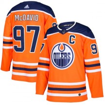 Youth Adidas Edmonton Oilers Connor McDavid Orange Home Jersey - Authentic