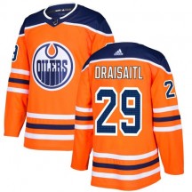 Youth Adidas Edmonton Oilers Leon Draisaitl Orange Home Jersey - Authentic