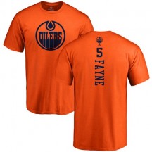 Youth Adidas Edmonton Oilers Mark Fayne Orange Home Jersey - Premier