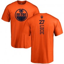 Youth Adidas Edmonton Oilers Milan Lucic Orange Home Jersey - Premier