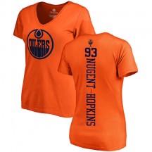 Women's Adidas Edmonton Oilers Ryan Nugent-Hopkins Orange Home Jersey - Premier