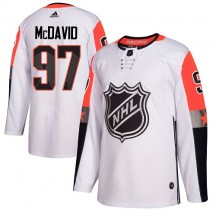 Men's Adidas Edmonton Oilers Connor McDavid White 2018 All-Star Pacific Division Jersey - Authentic