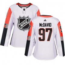 Women's Adidas Edmonton Oilers Connor McDavid White 2018 All-Star Pacific Division Jersey - Authentic