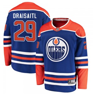 Youth Fanatics Branded Edmonton Oilers Leon Draisaitl Royal Alternate Jersey - Breakaway