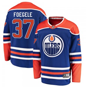 Youth Fanatics Branded Edmonton Oilers Warren Foegele Royal Alternate Jersey - Breakaway