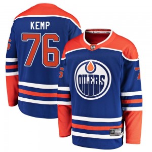 Youth Fanatics Branded Edmonton Oilers Philip Kemp Royal Alternate Jersey - Breakaway