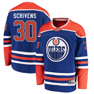 Youth Fanatics Branded Edmonton Oilers Ben Scrivens Royal Alternate Jersey - Breakaway