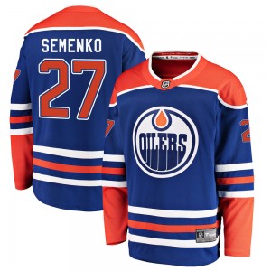 Youth Fanatics Branded Edmonton Oilers Dave Semenko Royal Alternate Jersey - Breakaway