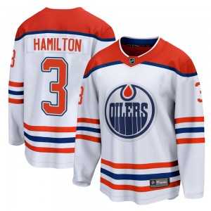 Men's Fanatics Branded Edmonton Oilers Al Hamilton White 2020/21 Special Edition Jersey - Breakaway