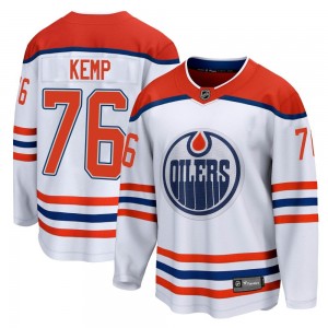 Men's Fanatics Branded Edmonton Oilers Philip Kemp White 2020/21 Special Edition Jersey - Breakaway