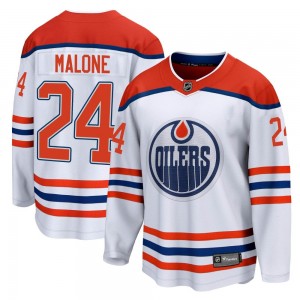 Men's Fanatics Branded Edmonton Oilers Brad Malone White 2020/21 Special Edition Jersey - Breakaway
