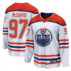Men's Fanatics Branded Edmonton Oilers Connor McDavid White 2020/21 Special Edition Jersey - Breakaway