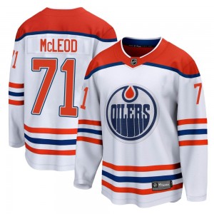 Men's Fanatics Branded Edmonton Oilers Ryan McLeod White 2020/21 Special Edition Jersey - Breakaway