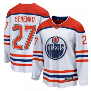 Men's Fanatics Branded Edmonton Oilers Dave Semenko White 2020/21 Special Edition Jersey - Breakaway