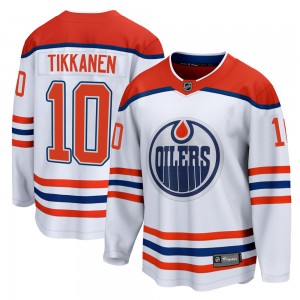 Men's Fanatics Branded Edmonton Oilers Esa Tikkanen White 2020/21 Special Edition Jersey - Breakaway
