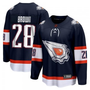 Youth Fanatics Branded Edmonton Oilers Connor Brown Brown Navy Special Edition 2.0 Jersey - Breakaway