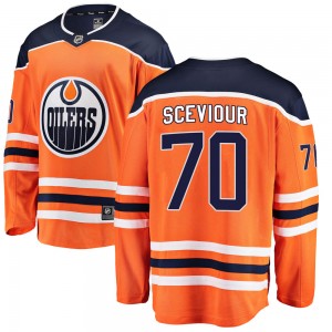 Youth Fanatics Branded Edmonton Oilers Colton Sceviour Orange Home Jersey - Breakaway