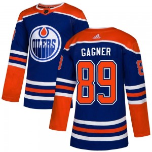 Men's Adidas Edmonton Oilers Sam Gagner Royal Alternate Jersey - Authentic