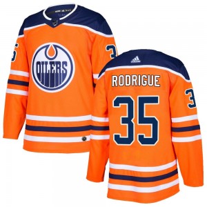 Men's Adidas Edmonton Oilers Olivier Rodrigue Orange r Home Jersey - Authentic