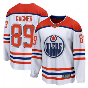 Youth Fanatics Branded Edmonton Oilers Sam Gagner White 2020/21 Special Edition Jersey - Breakaway