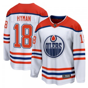 Youth Fanatics Branded Edmonton Oilers Zach Hyman White 2020/21 Special Edition Jersey - Breakaway