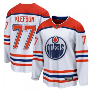 Youth Fanatics Branded Edmonton Oilers Oscar Klefbom White 2020/21 Special Edition Jersey - Breakaway