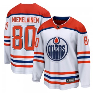 Youth Fanatics Branded Edmonton Oilers Markus Niemelainen White 2020/21 Special Edition Jersey - Breakaway