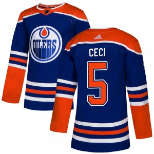 Youth Adidas Edmonton Oilers Cody Ceci Royal Alternate Jersey - Authentic