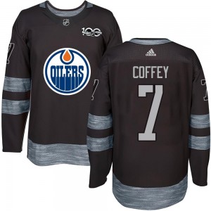 Youth Edmonton Oilers Paul Coffey Black 1917-2017 100th Anniversary Jersey - Authentic