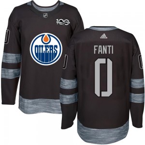 Youth Edmonton Oilers Ryan Fanti Black 1917-2017 100th Anniversary Jersey - Authentic