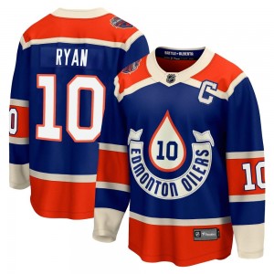 Youth Fanatics Branded Edmonton Oilers Derek Ryan Royal Breakaway 2023 Heritage Classic Jersey - Premier