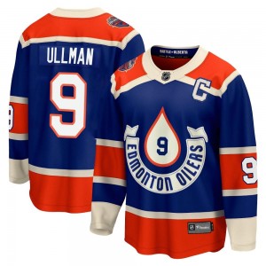 Youth Fanatics Branded Edmonton Oilers Norm Ullman Royal Breakaway 2023 Heritage Classic Jersey - Premier