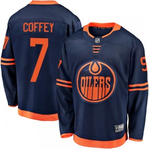 Youth Fanatics Branded Edmonton Oilers Paul Coffey Navy Alternate 2018/19 Jersey - Breakaway
