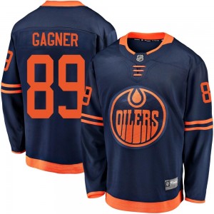 Youth Fanatics Branded Edmonton Oilers Sam Gagner Navy Alternate 2018/19 Jersey - Breakaway