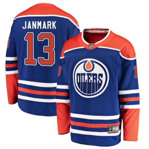 Men's Fanatics Branded Edmonton Oilers Mattias Janmark Royal Alternate Jersey - Breakaway