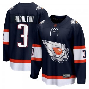 Men's Fanatics Branded Edmonton Oilers Al Hamilton Navy Special Edition 2.0 Jersey - Breakaway