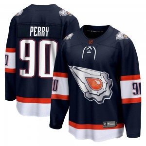 Men's Fanatics Branded Edmonton Oilers Corey Perry Navy Special Edition 2.0 Jersey - Breakaway