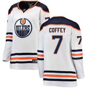 Women's Fanatics Branded Edmonton Oilers Paul Coffey White Away Breakaway Jersey - Authentic